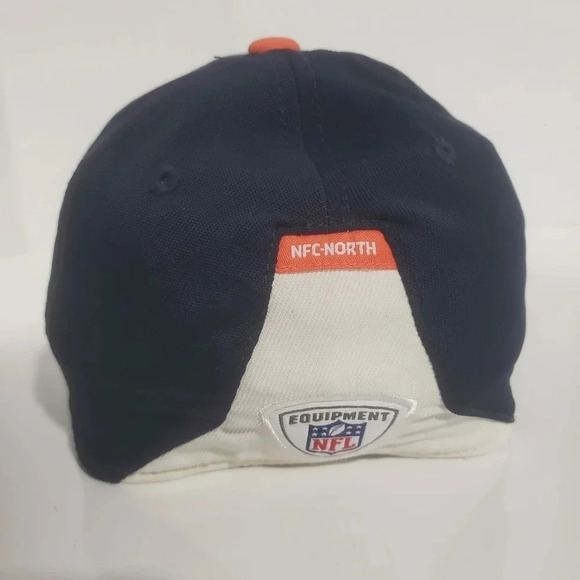 Onfield Reebok Equipped NFL Chicago Bears Orange /Blue/White Fitted Mens  Hat. - Picture 5 of 9